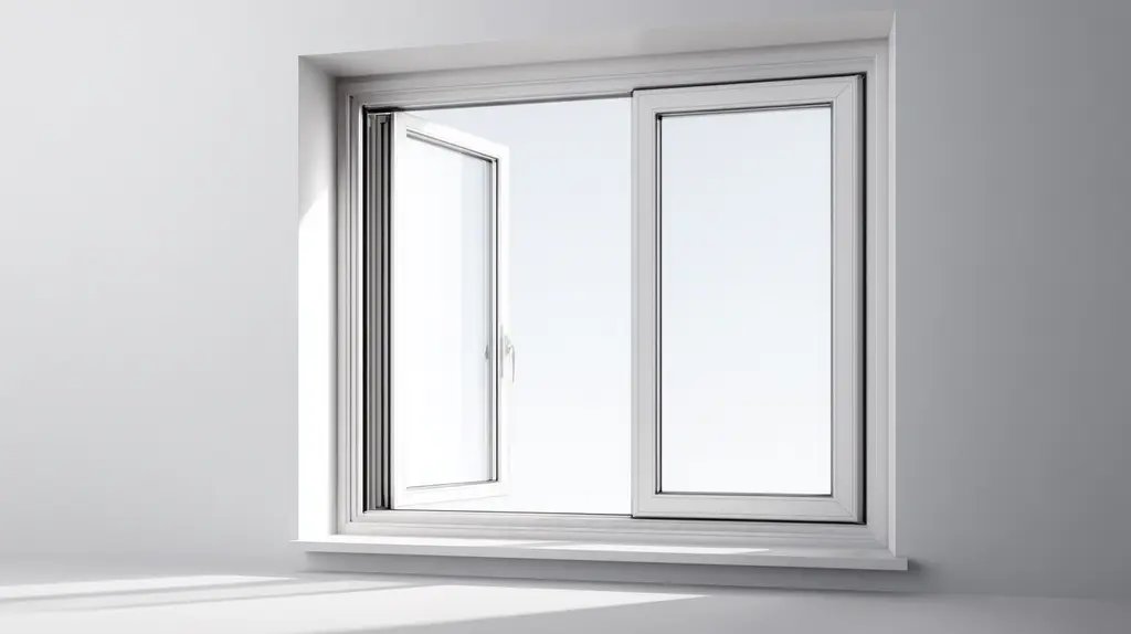 Janela de vidro temperado pivotante??